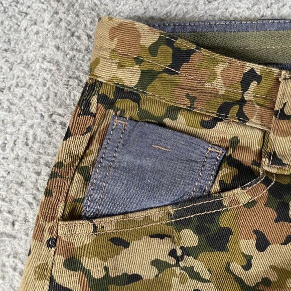 Staple Pigeon Jeans Mens 32 (33x31) Brown Tan Camo Slim Straight Streetwear - Picture 8 of 10